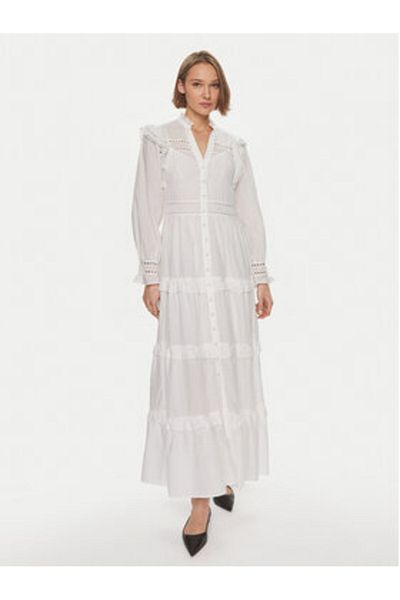 IVY OAK Women's Shirt Dress IO117619 White