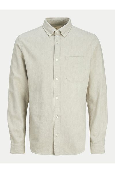 Jack & Jones Cămașă Jack Jones Junior pentru băieți 12263274 Ecru