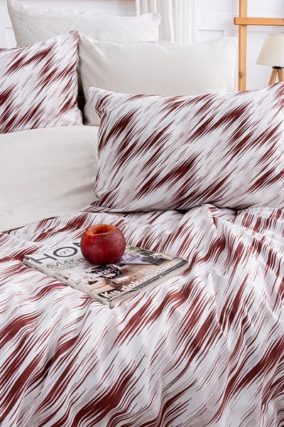 GARDEN ROOM Double Duvet Cover Set with Fitted Sheets Cotton Brush Beige