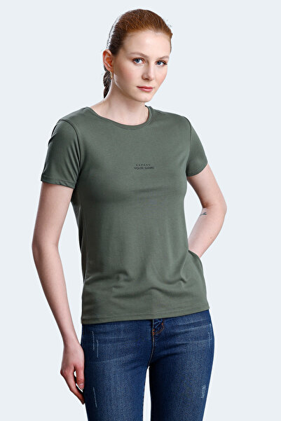 Slazenger Γυναικείο μπλουζάκι χακί PAYTONS