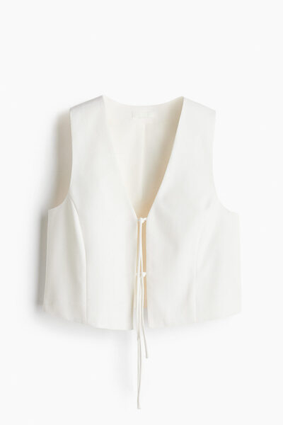 H&M Bağcık Detaylı Yelek