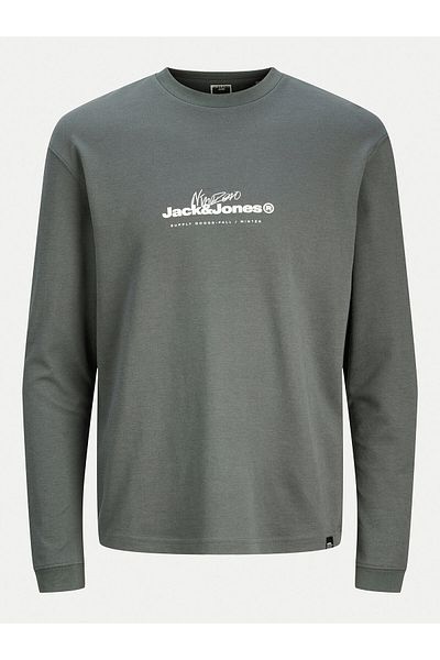 Jack & Jones jack jones Mens Longsleeve 12265426 Gray