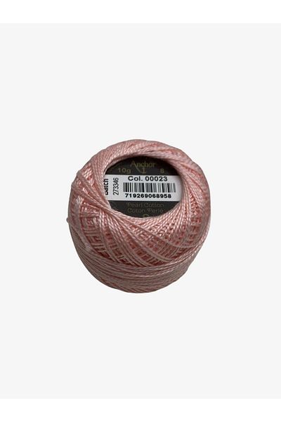 Yiğit Kumaş Embroidery Thread (Etamine Thread) Anchor No:8 Pink Color 23