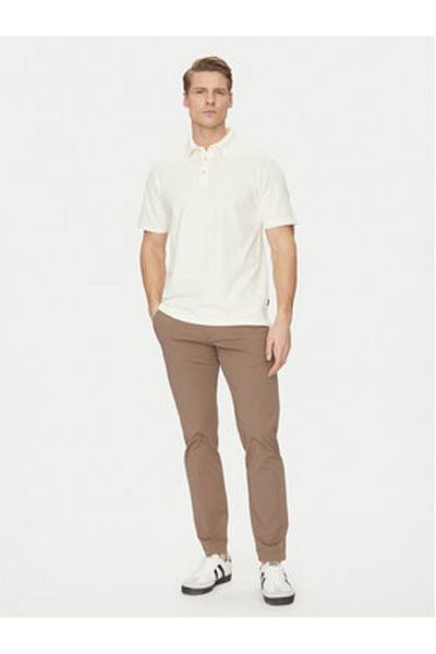 Jack & Jones Tricou polo pentru bărbați Jack Jones 12257315 Alb