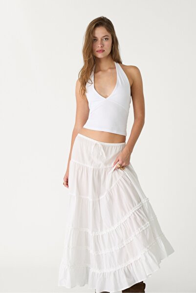 Stradivarius V-neck halter top