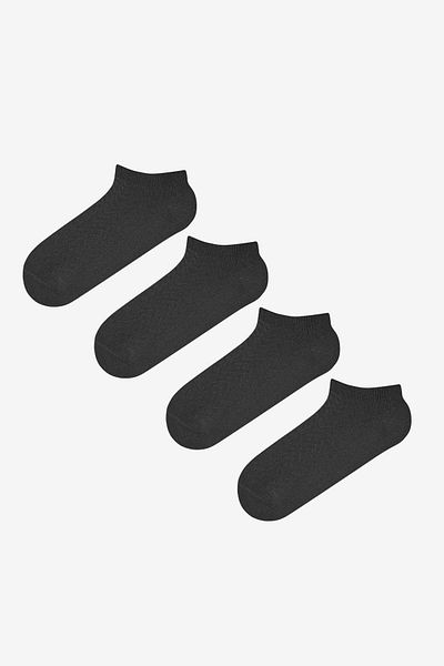 Penti 4 Paar Baumwoll-Socken mit Zickzackmuster