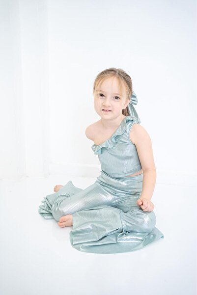 mon icone Shiny Set of 3 - Pants Blouse Buckle