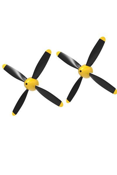 Choice 2PCS Propeller 4 RC Plane Accessories USB Charger Propeller Landing Gear Remote Control Aircraft Spa