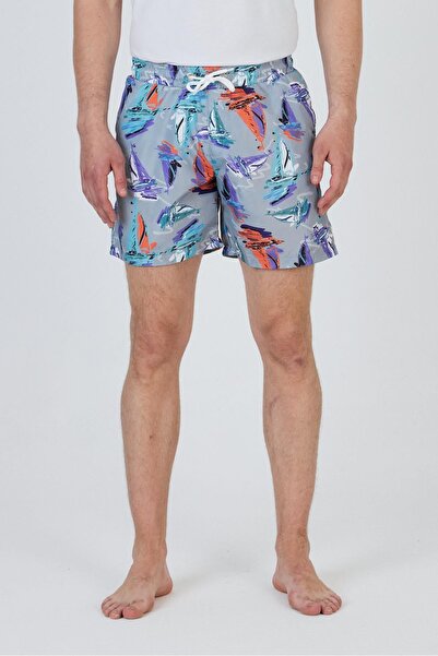 FİHA /Angaz-8937 Patterned Pocket Sea Shorts - Pattern 26