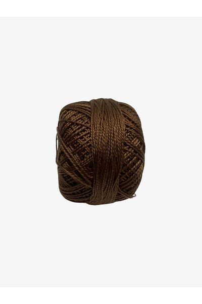 Yiğit Kumaş Embroidery Thread (Etamine Thread) Anchor No:8 Brown Color 358