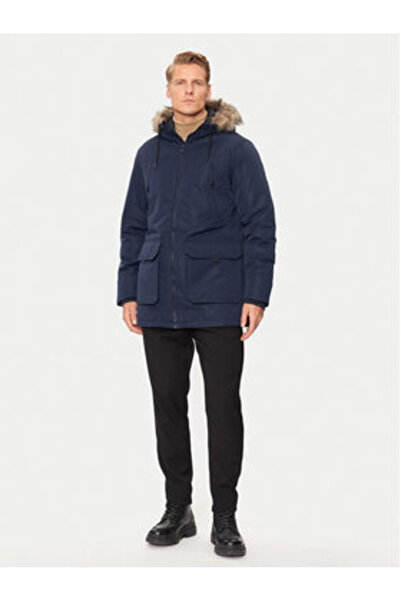 Jack & Jones jack jones Mens Parka 12258406 Navy Blue