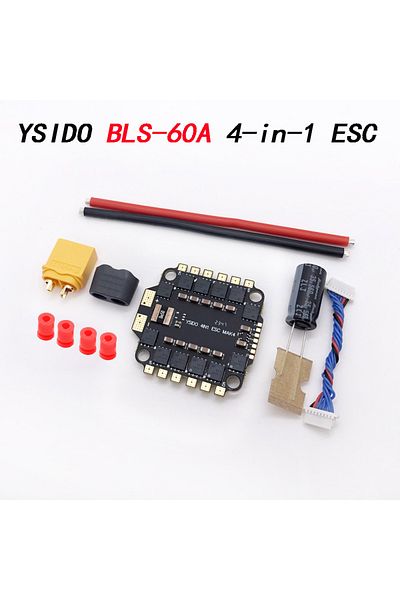 Choice BLS-60A ESC YSIDO NEW F4 V3S PLUS Flight Control FC Support BetaFlight/INAV BLS-45A/60A 4in1 ESC Sta