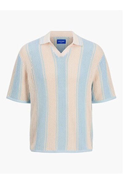 Jack & Jones jack jones Mens Sweater 12277266 Beige, Blue