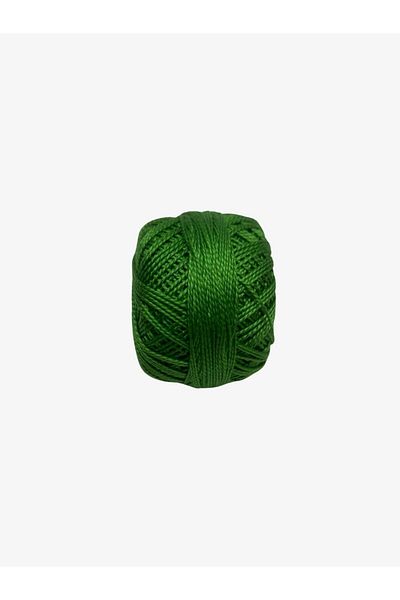 Yiğit Kumaş Embroidery Thread (Etamine Thread) Anchor No:8 Green Color 258