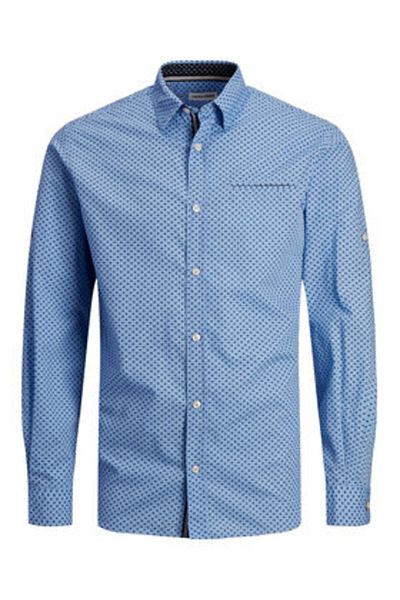 Jack & Jones Cămașă bărbătească Jack Jones 12235969 Albastră
