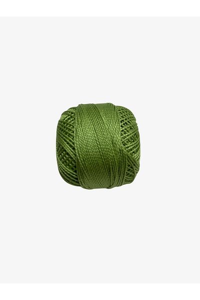 Yiğit Kumaş Embroidery Thread (Etamine Thread) Anchor No:8 Green Color 265