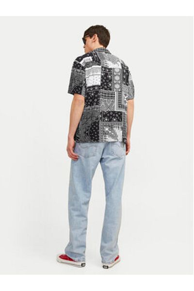 Jack & Jones jack jones Mens Shirt 12262106 Black, Colorful