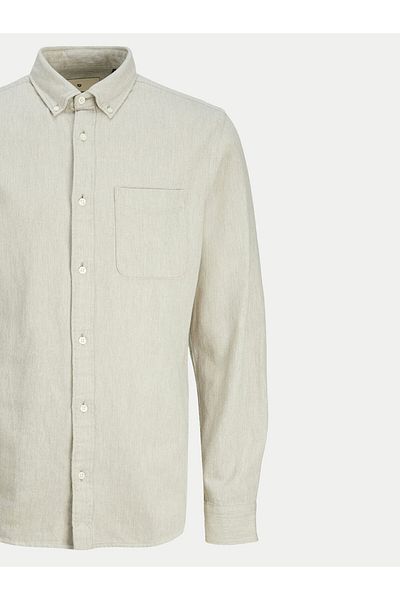 Jack & Jones Cămașă Jack Jones Junior pentru băieți 12263274 Ecru