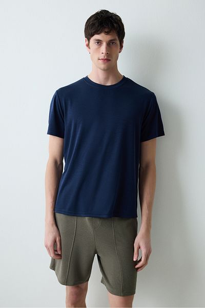 Penti Ανδρικό μπλουζάκι πιτζάμα Timeless Navy Blue