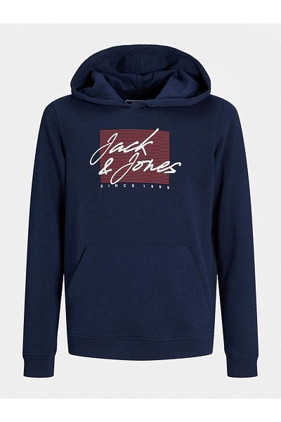 Jack & Jones Hanorac Jack Jones Junior pentru băieți 12249874 Bleumarin