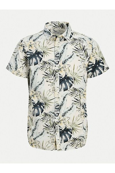 Jack & Jones Cămașă Jack Jones Junior pentru băieți 12269273 Ecru