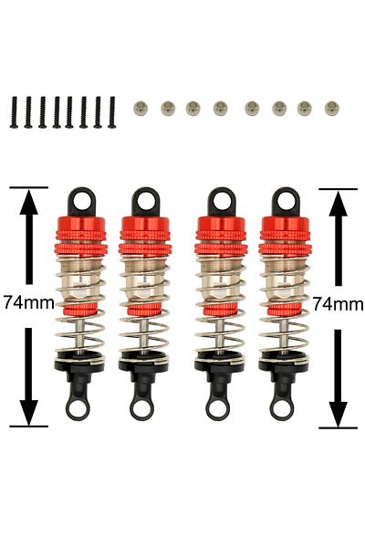 Choice for 16210 74/80 mm Oil Filled Metal Shock Absorber For MJX Hyper Go 14210 H14BM 16208 16209 16210 H1