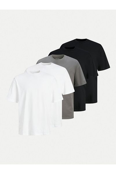 Jack & Jones jack jones Mens Set of 5 T-shirts 12284199 Colorful