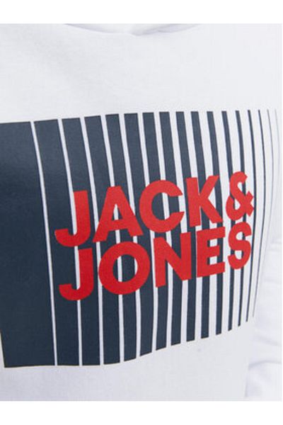 Jack & Jones Hanorac Jack Jones Junior pentru băieți 12237459 Alb