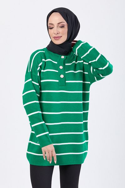 TOFİSA Knitwear Sweater Green - 23637