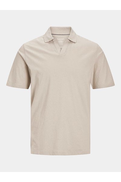 Jack & Jones Tricou polo pentru bărbați Jack Jones 12246712 Gri