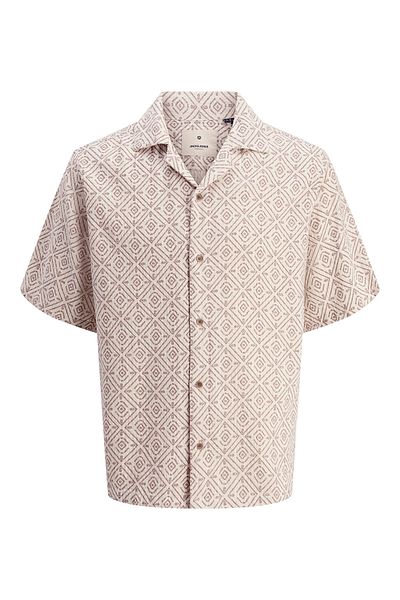 Jack & Jones jack jones Mens Shirt 12273289 Beige