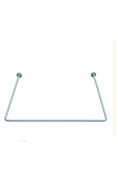 Italbox Bară pentru perdea de duș, metalică, cu 2 sau 3 laturi, 90x90cm sau 90x180cm, fixare cu șuruburi pentru lemn