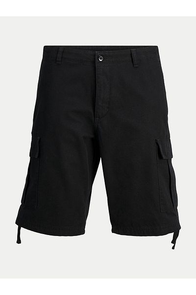 Jack & Jones Jack Jones Pantaloni scurți din material textil pentru bărbați 12248685 Negri