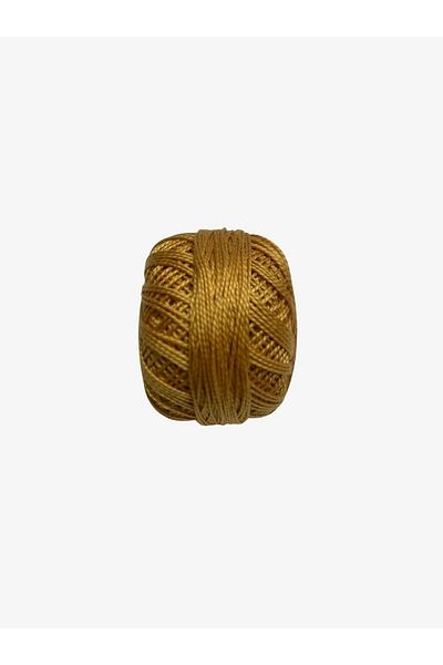 Yiğit Kumaş Embroidery Thread (Etamine Thread) Anchor No:8 Mustard Color 363