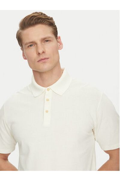 Jack & Jones Tricou polo pentru bărbați Jack Jones 12257315 Alb