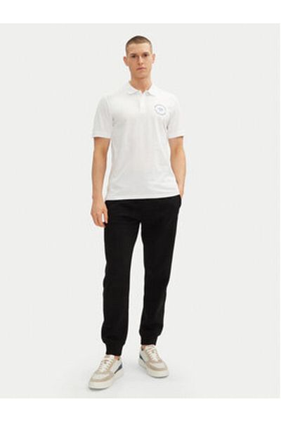 Jack & Jones Tricou polo pentru bărbați Jack Jones 12269299 Alb
