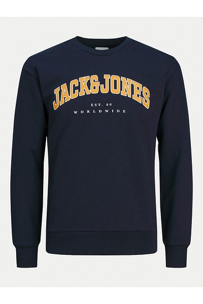 Jack & Jones Hanorac Jack Jones Junior pentru băieți 12258980 Bleumarin