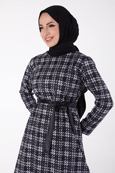 TOFİSA Belted Dress Khaki - 13324