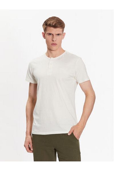 Indicode Tricou bărbătesc Alkin 41-004 Alb