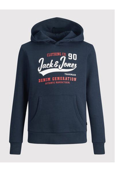 Jack & Jones Hanorac Jack Jones Junior pentru băieți 12212287 Bleumarin