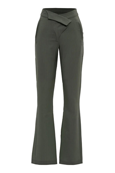 Keikei Haki dokuma uzun pantolon