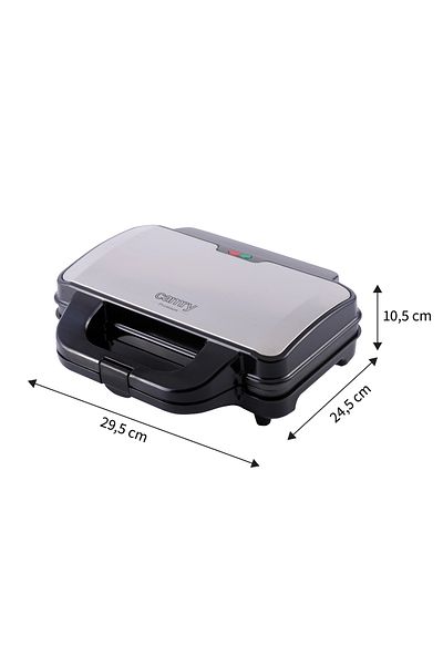 CAMRY Sandwich maker XL Camry CR 3054, 1300 W, placi antiaderente, argintiu
