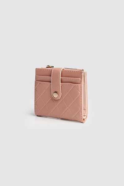 La La'Graccio Paris La'Graccio Paris Women's Kace Quilted Patterned Handy Wallet Powder