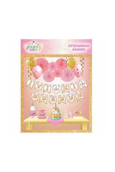 Deniz Party Store Καλή ημέρα γενεθλίων με θέμα το μονόκερο