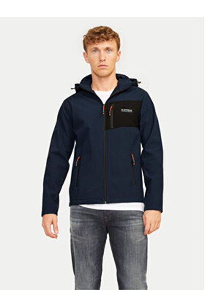 Jack & Jones Jachetă de tranziție pentru bărbați Jack Jones 12259615 Bleumarin