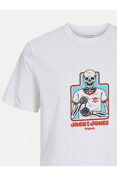 Jack & Jones jack jones Mens T-Shirt 12264841 White