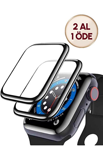 PSGT 2 Adet Apple Watch Uyumlu 44mm Uyumlu 6d Flexible Glass Nano Akıllı Saat...