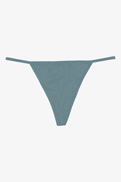 koza iç giyim Kadın Pamuklu Basic Tanga Külot 3'lü Paket