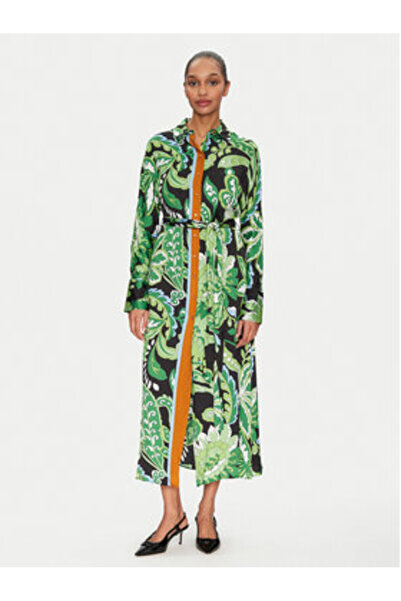 Lola Casademunt By Maite Rochie tip cămașă pentru femei MS2516019 Verde