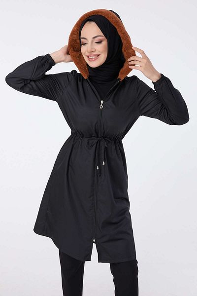 TOFİSA Trench Cap Black - 13042